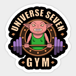 Universe7 gym Sticker